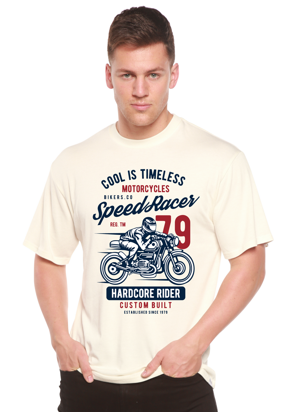 Speed Racer Vintage Graphic Men's Bamboo Viscose T-Shirt