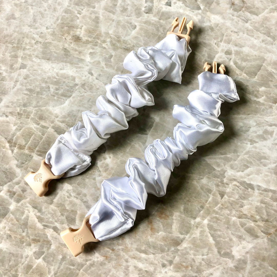 Buckle Scrunchie - Neutral Colors - No Snagging, No Tangles