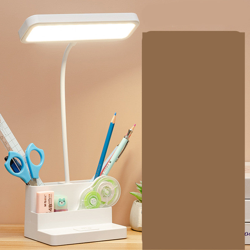 Smart LED Desk Lamp with Pen Storage and Dimming
