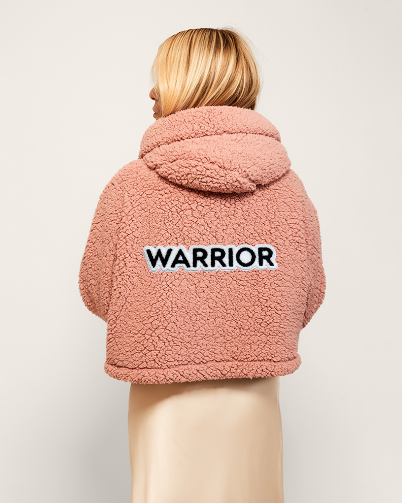 Warrior Effect™ Sherpa Cropped Jacket - Cozy