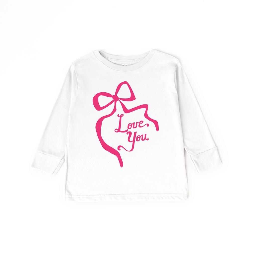 Love You Pink Coquette Bow