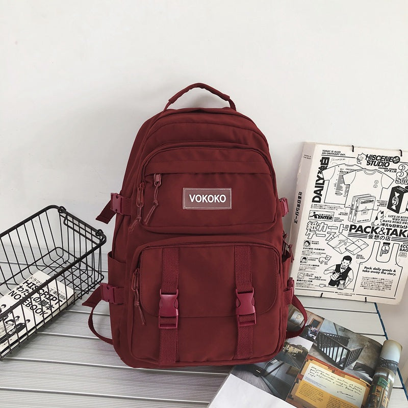 Canvas Utility Backpack for Travel and School
