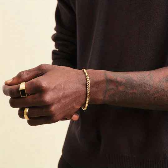 Chaîne Forte Men’s Gold-Tone Bracelet