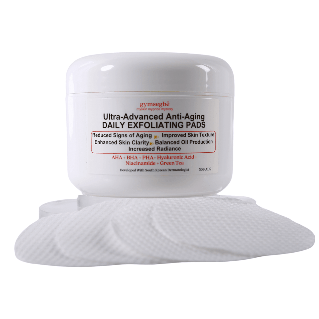 Anti-Aging Daily Exfoliating Pads with AHA, BHA, and PHA