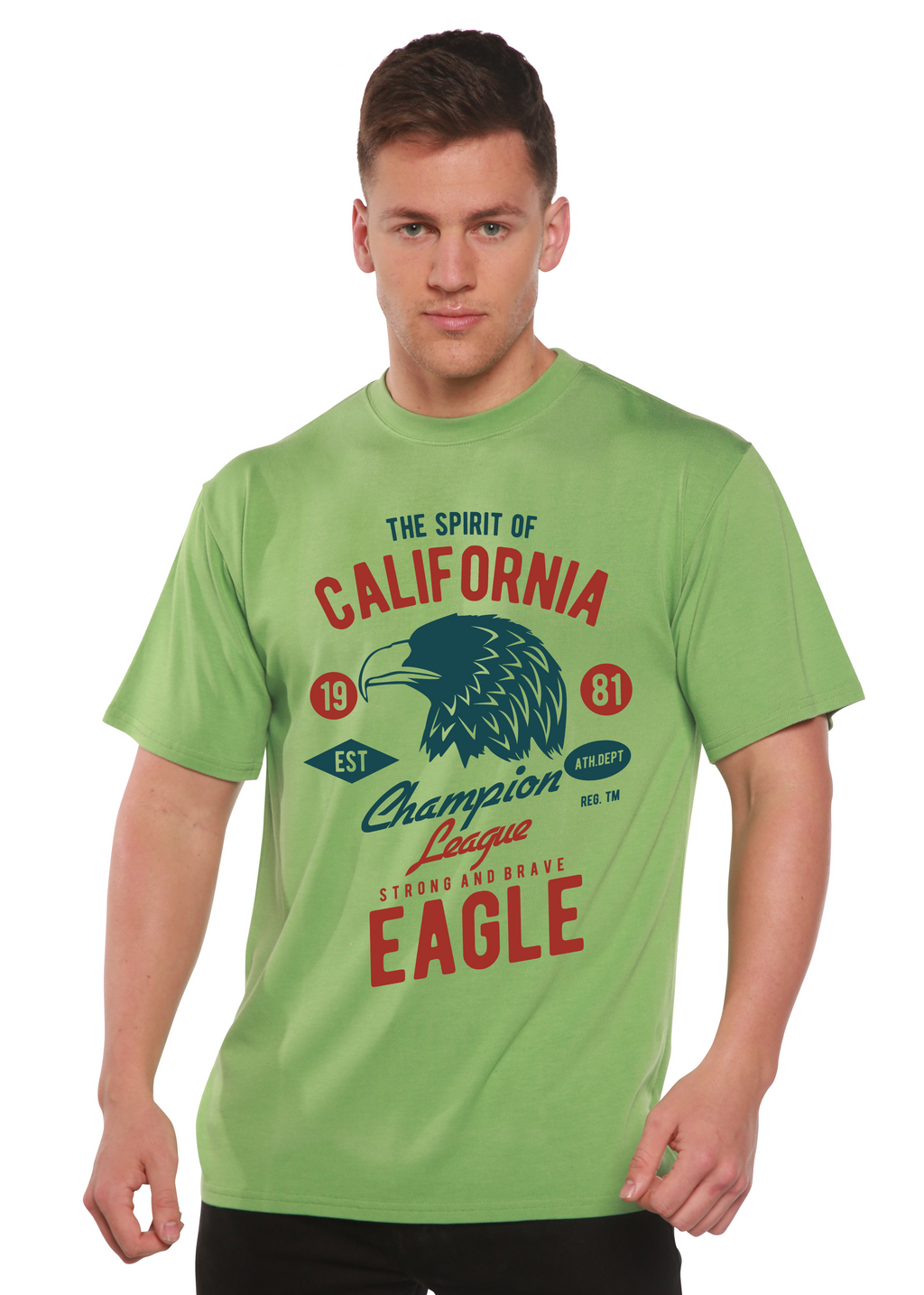 The Spirit of Spun Bamboo® Men's Bamboo Viscose/Organic Cotton Short Sleeve Graphic T-Shirt