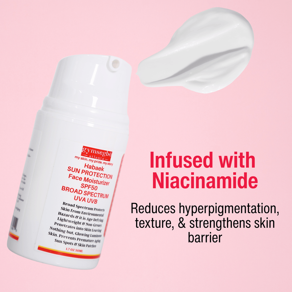 Habaek Sun Protection Face Moisturizer SPF50 with Peptides