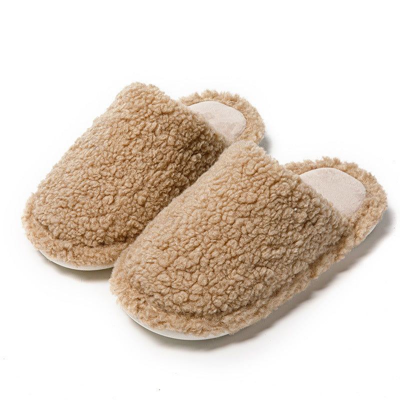 Unisex Memory Foam Plush Slippers with Non-Slip Sole for Home