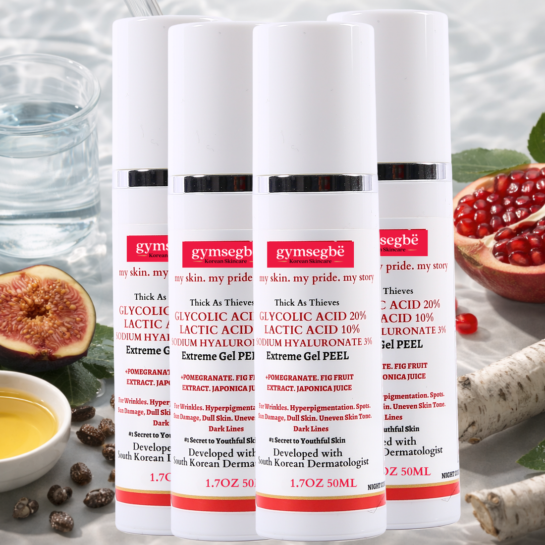 Extreme Glycolic & Lactic Acid Gel Peel, Clinical Exfoliation