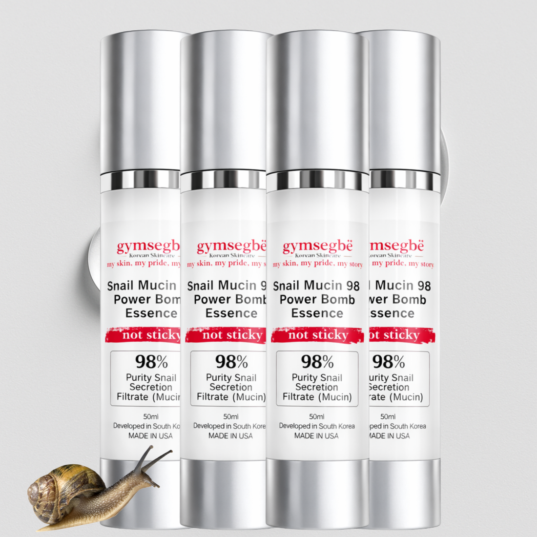 Snail Mucin 98% Power Essence for Hydration and Skin Bounce