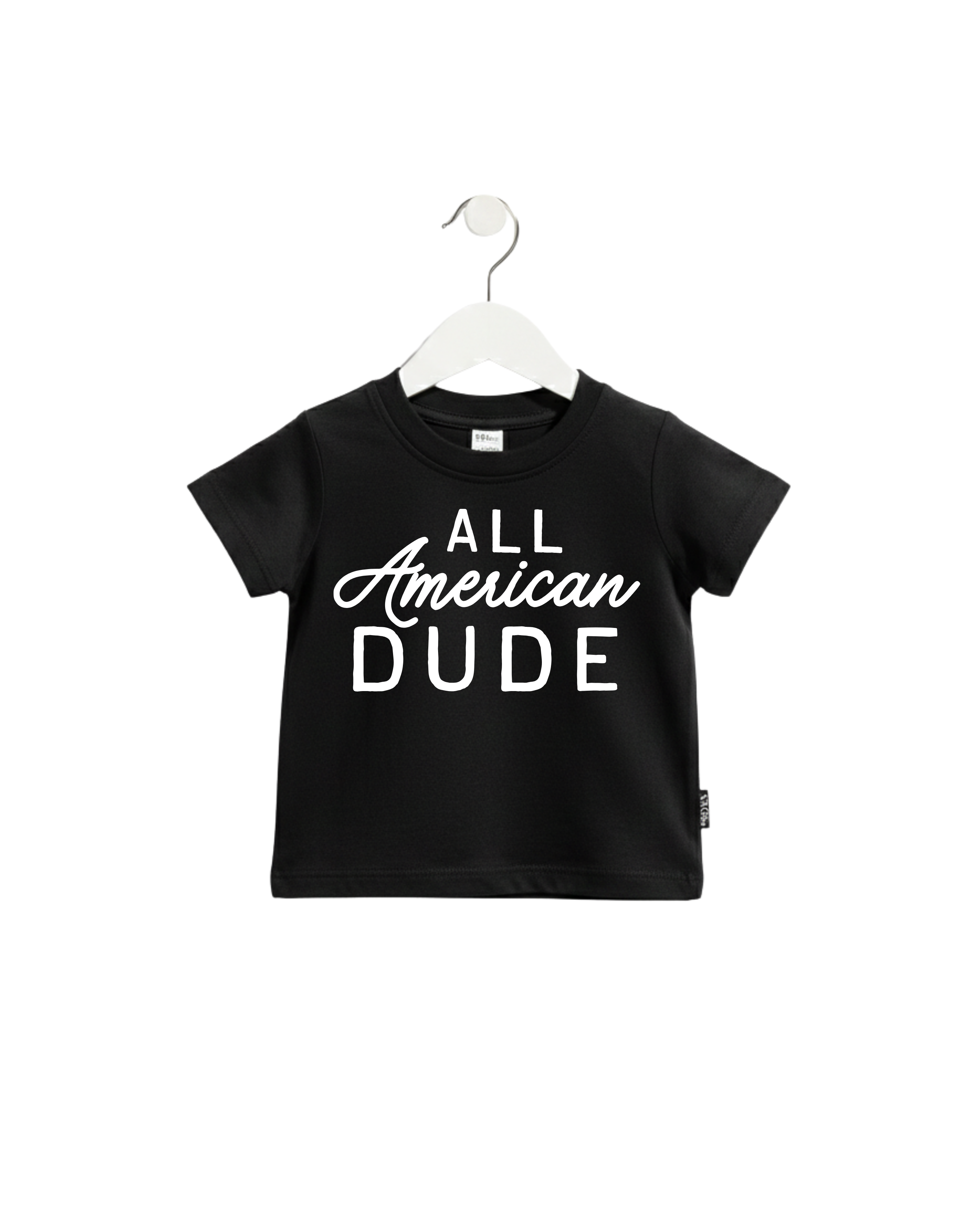 All American Dude Graphic Cotton Tee for Boys