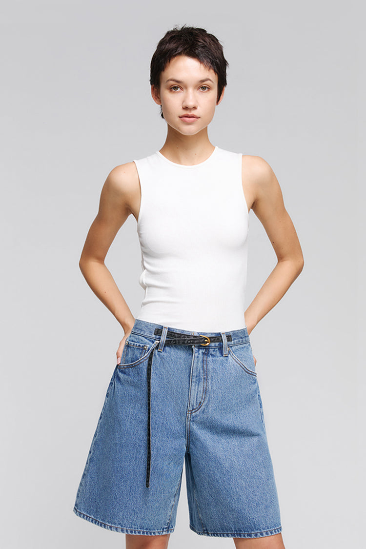 Freeway of Love Mid-Rise Bermuda Shorts