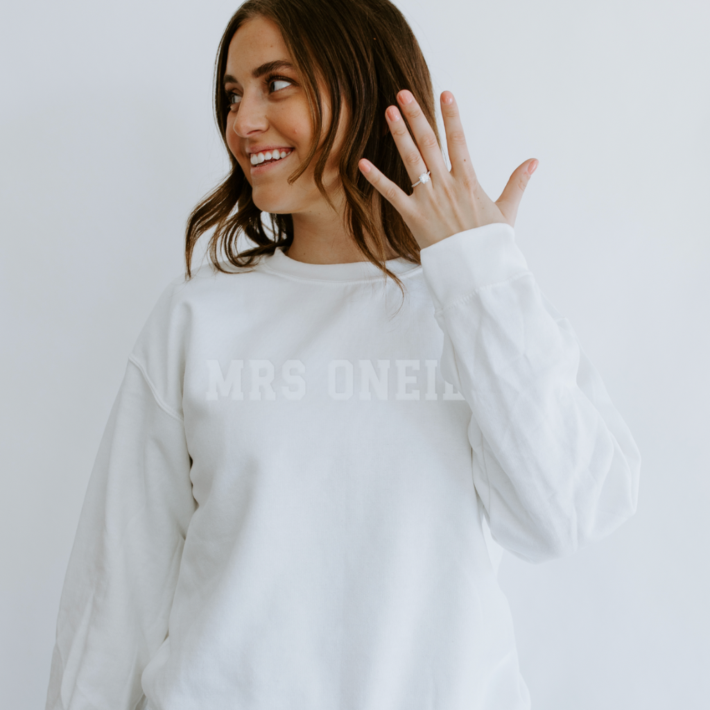 Custom Varsity Letter Game Day Sweatshirt