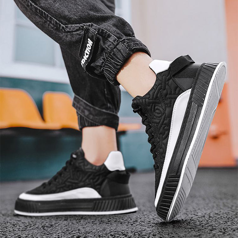 Men's Casual Thick-Soled Sports Sneakers - Comfortable Streetwear