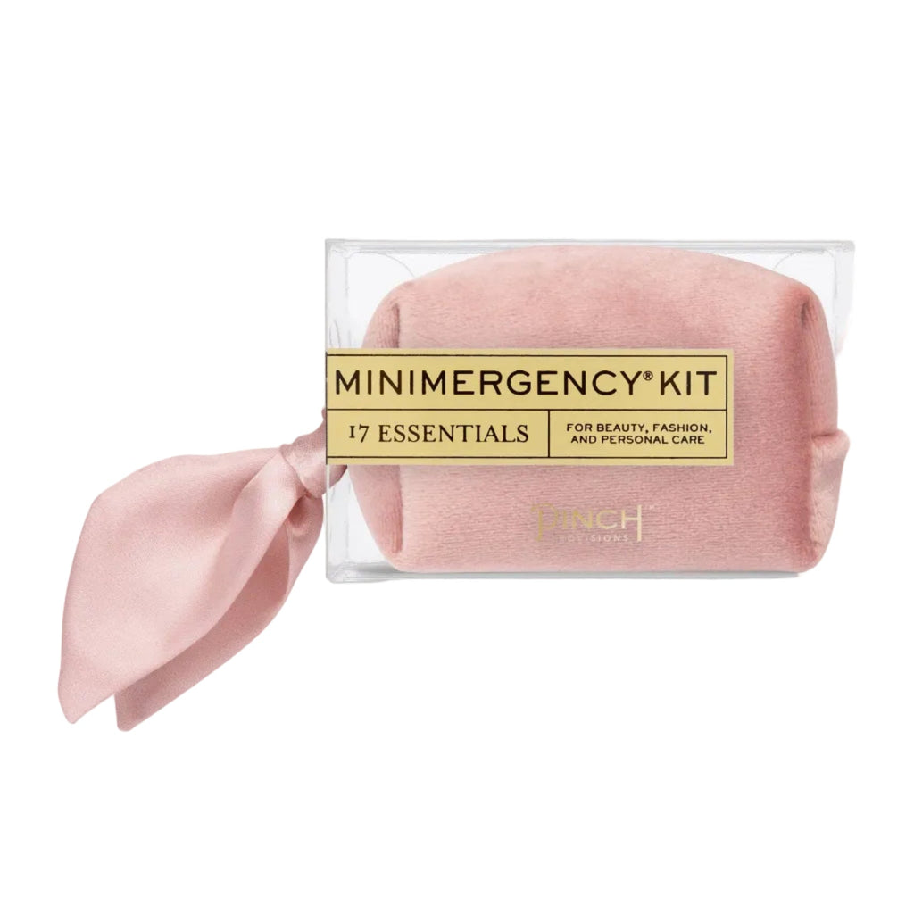 Velvet Scarf Minimergency Kit in Dusty Rose