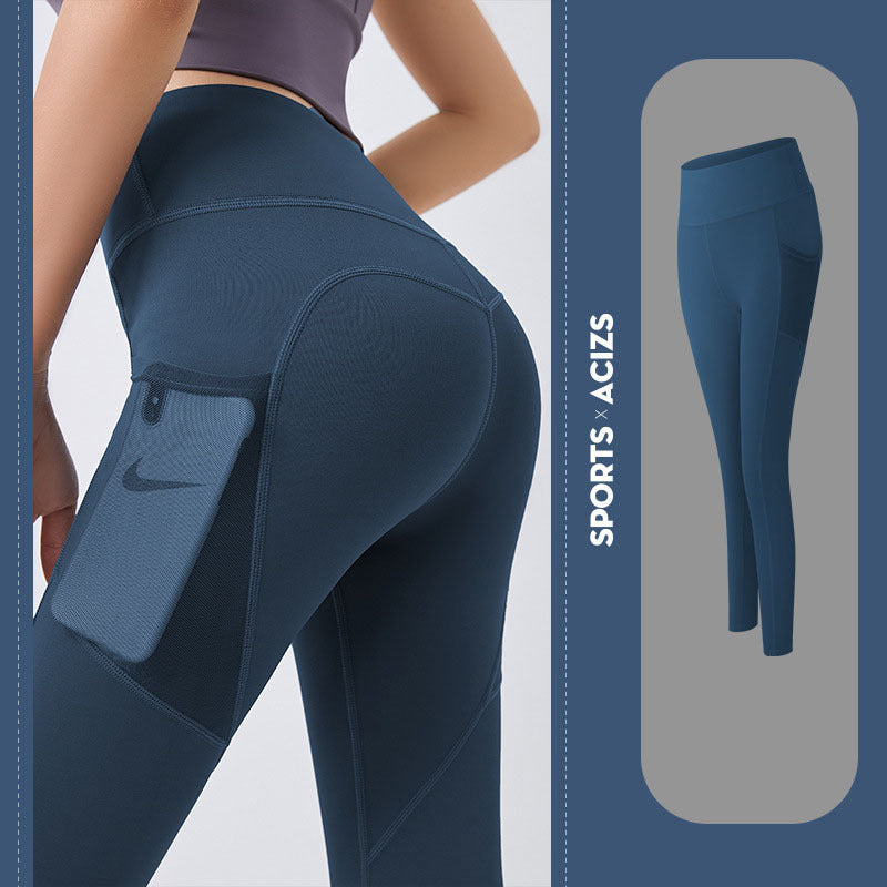 Women's High-Waisted Yoga Leggings with Pockets