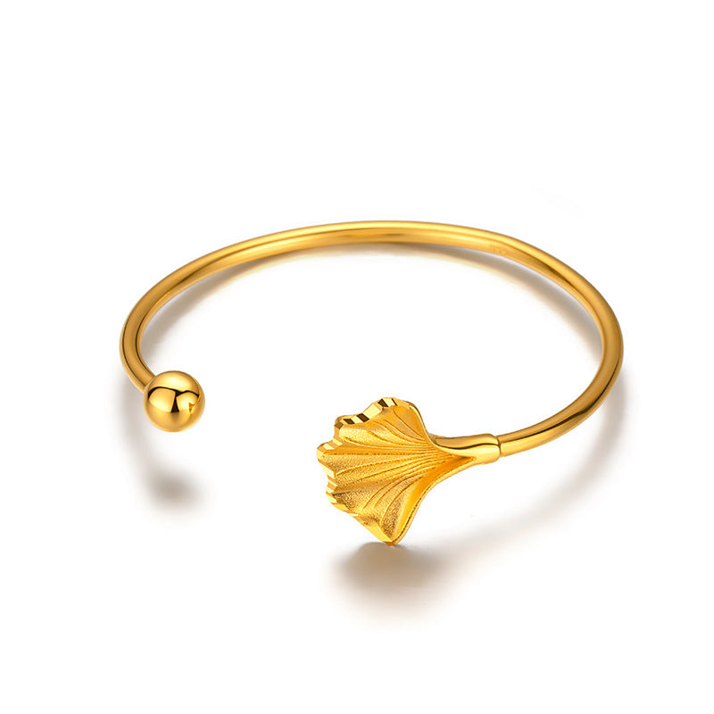 Temperament Cold Wind Ginkgo Biloba Leaves Open National Wind Bracelet