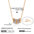 Minimalist Spinner Pendant Necklace in Gold and Silver Stainless Steel