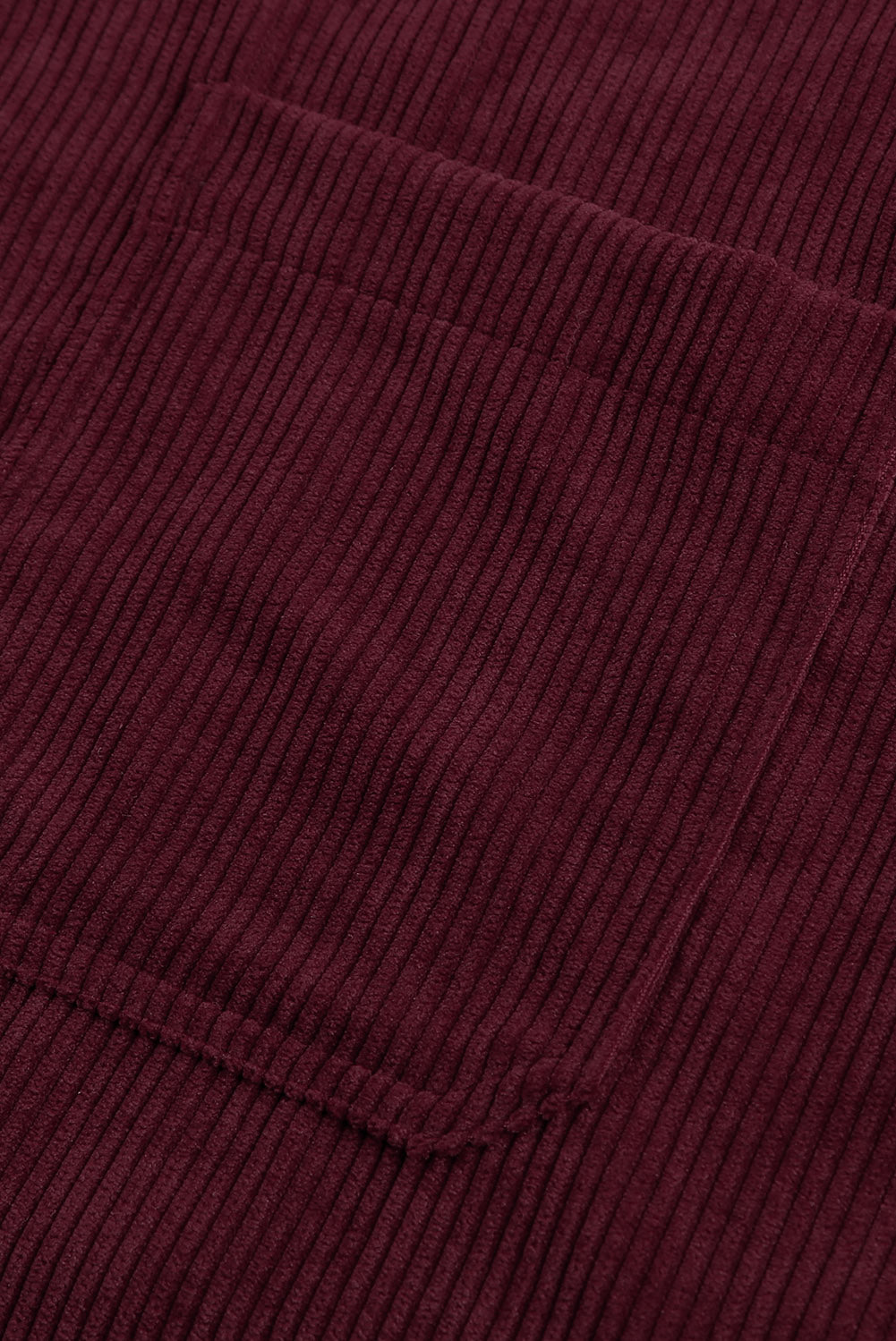 Pink Corduroy Button Pocket Shirt