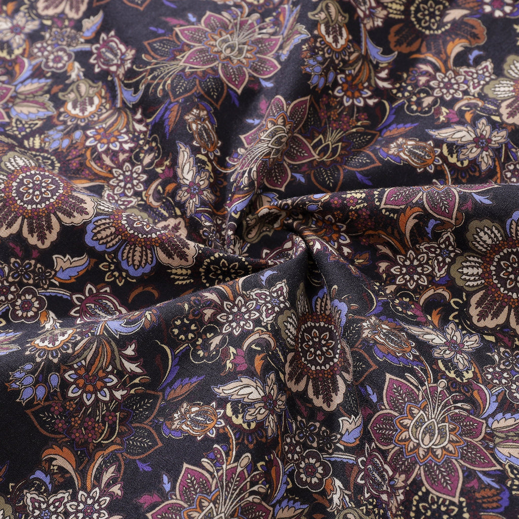 Men's Vintage Bouquet Cotton Short Sleeve Hawaiian Aloha Shirt