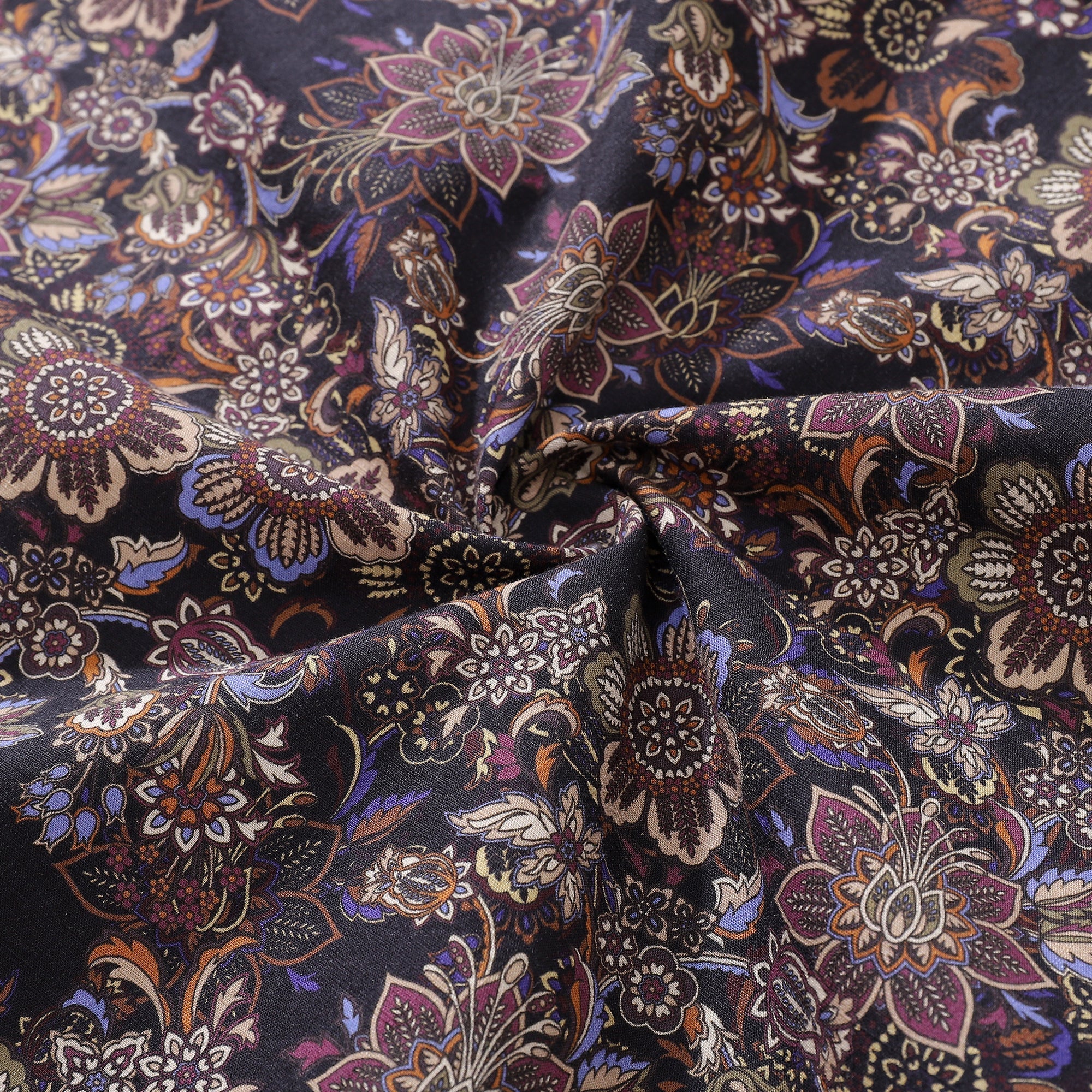 Men's Vintage Bouquet Cotton Short Sleeve Hawaiian Aloha Shirt