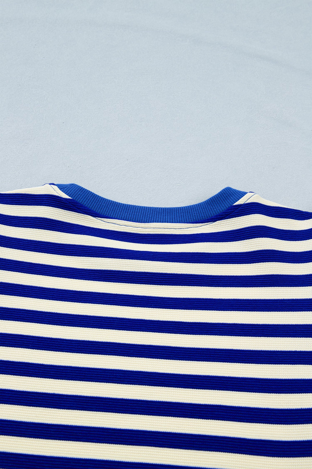 Xiomara Trim Cap Sleeve Top & Shorts Set - Striped Knit