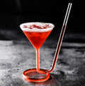 Rotating Martini Cup, Spiral Vampire Cocktail Glass