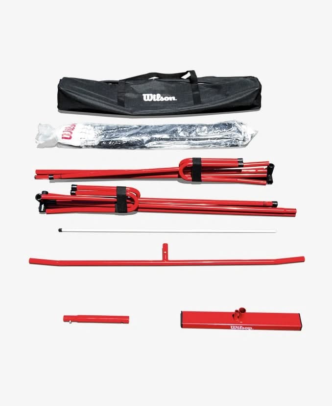 Wilson Portable Pickleball Net System - 22ft Durable Steel Base