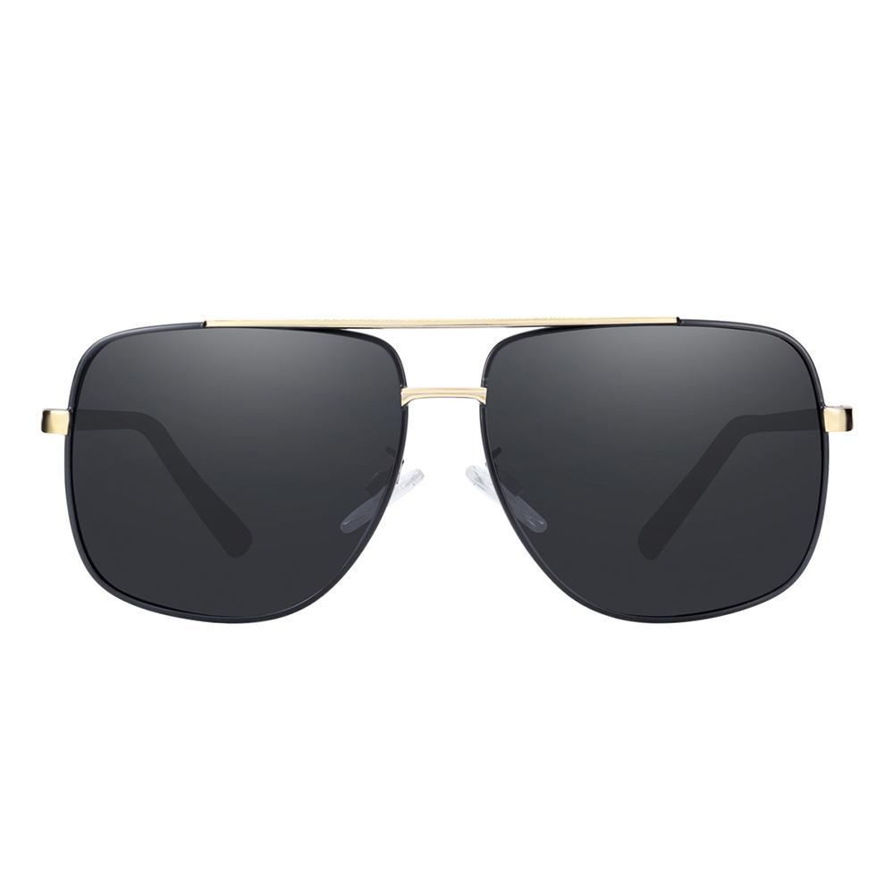 Men's Square Polarized Driving Sunglasses with UV400 Protection