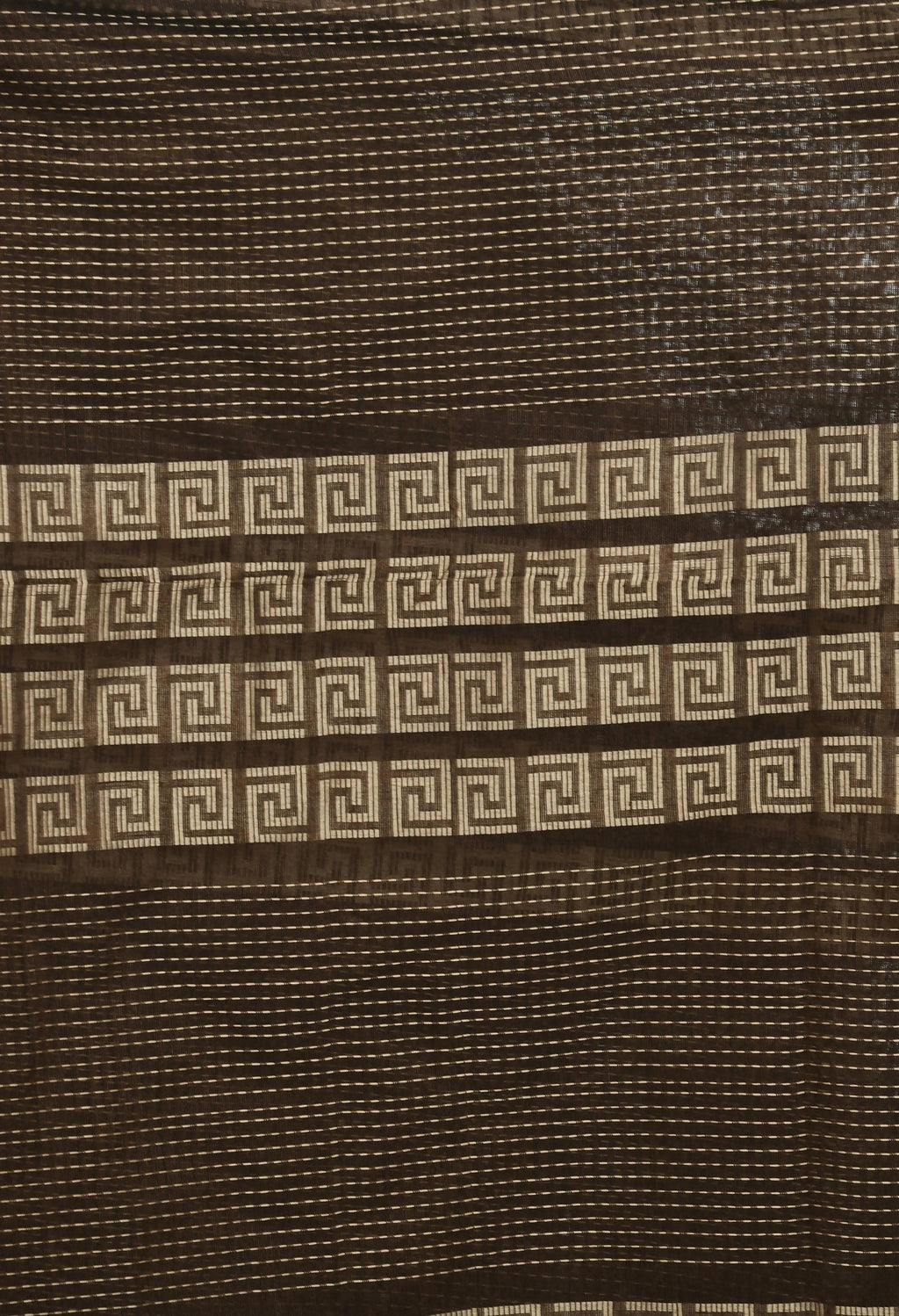 Brown Handloom Cotton Dupatta - Versatile Earthy Ethnic Drape