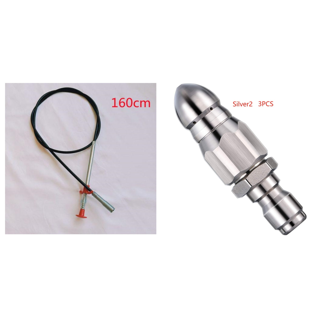 60CM Drain Clog Remover Spring Sewer Dredger for Sink Hair Removal