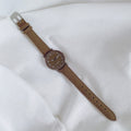 Retro Dial With Numeral Markings, Leather Strap And A Fresh Minimalist Style For Women