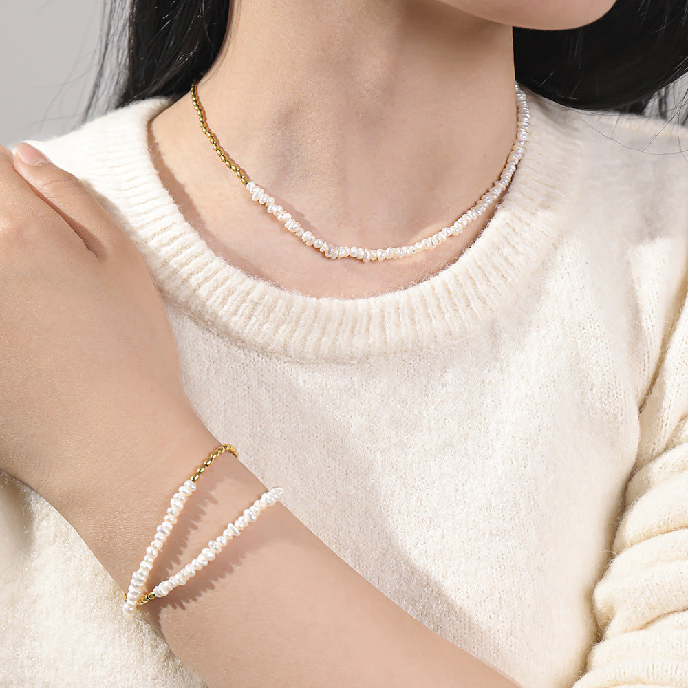 Double-layered Colorfast Bracelet Set For Women