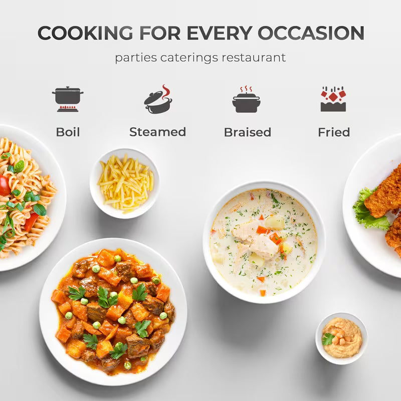 Commercial Rice Cooker with 12-Hour Keep Warm Function
