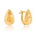 18K Gold Teardrop Earrings - Minimalist Statement Jewelry