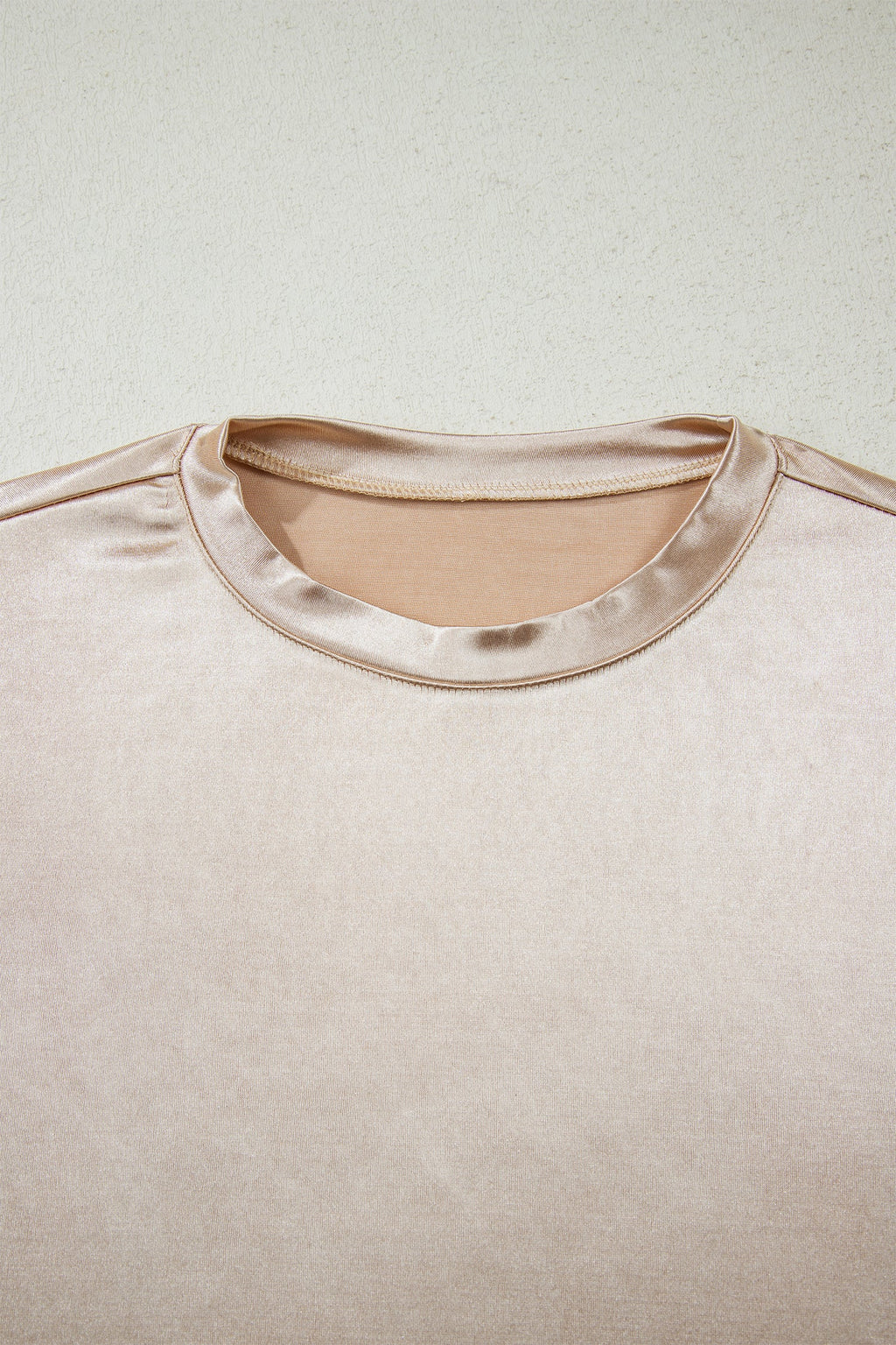 Women’s Metallic Satin Tank Top - Sleeveless Crew Neck Party Top
