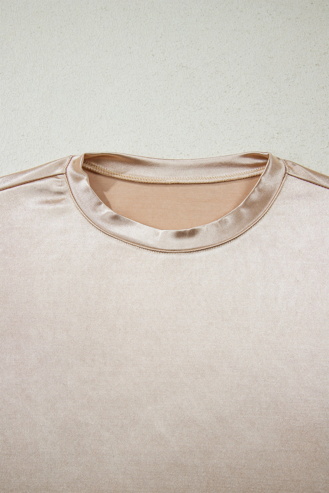 Women’s Metallic Satin Tank Top - Sleeveless Crew Neck Party Top