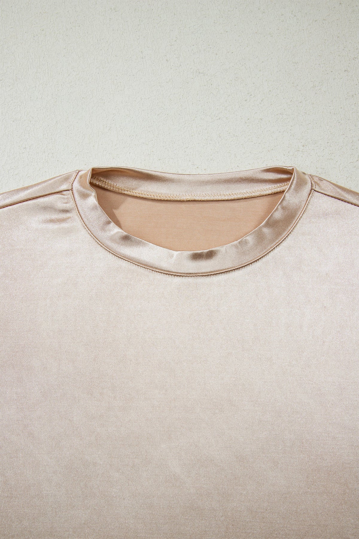 Metallic Round Neck Tank Top