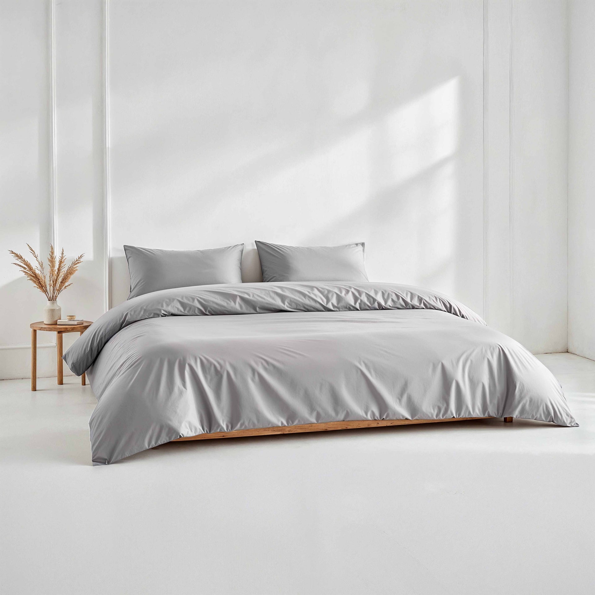Australian Cotton Sateen Duvet Cover in Stripe and Solid - Image 24
