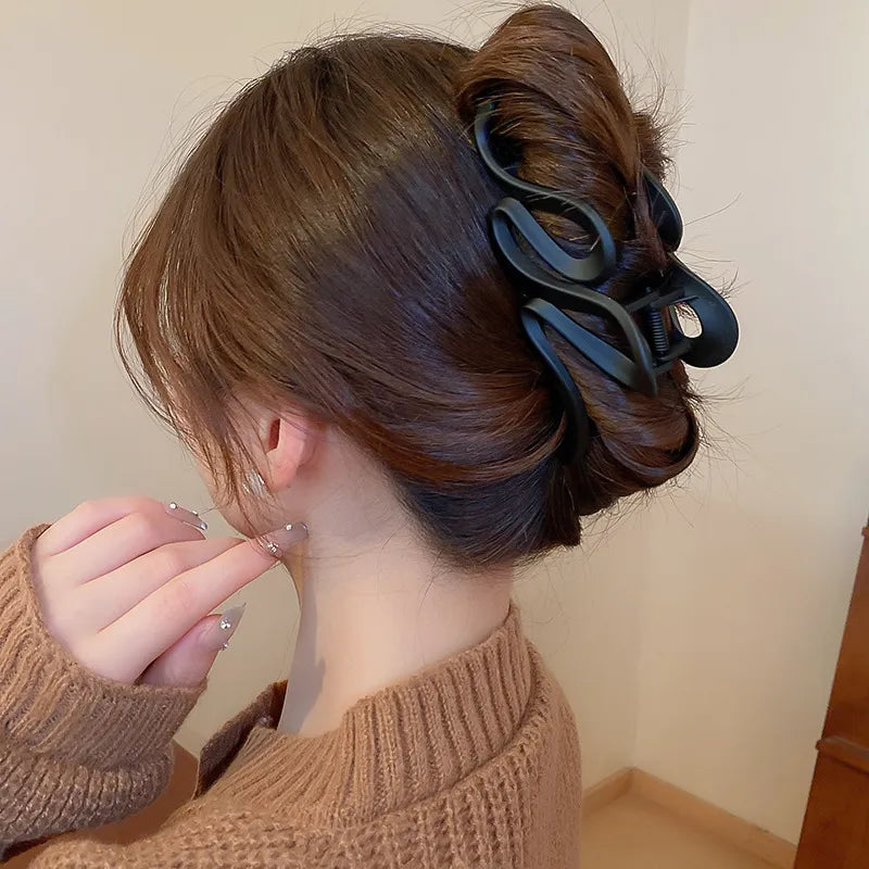 Alloy Acrylic Hair Claw Clip - Lightweight, Durable Hold