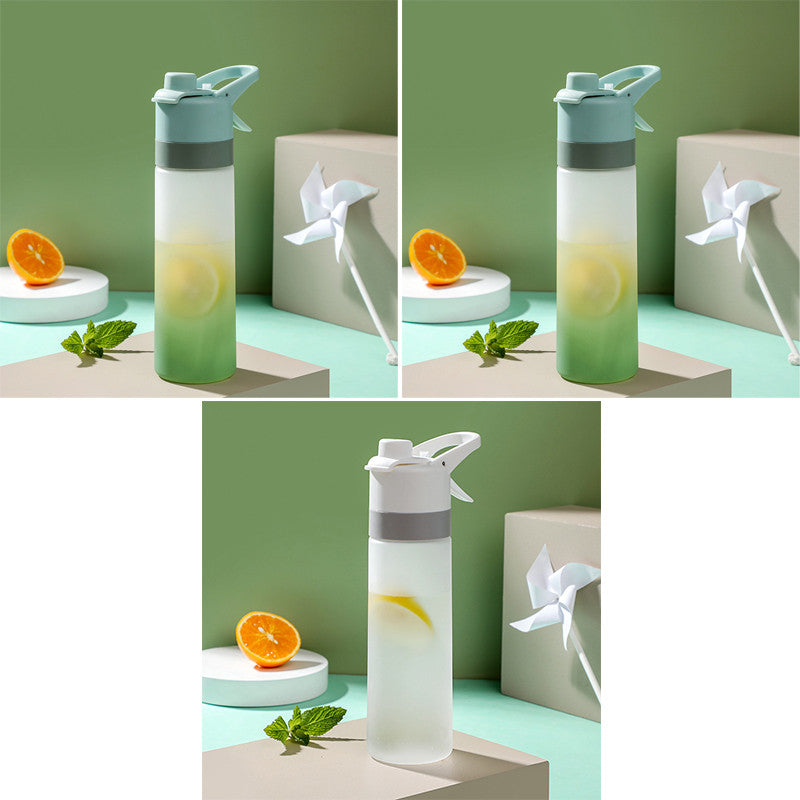 Large Capacity Spray Water Bottle for Sports Fitness and Travel