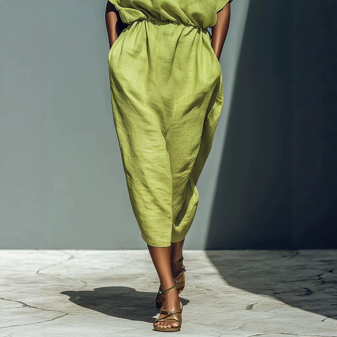 Women's Batwing Sleeve Off-Shoulder Elastic Waist Maxi Dress