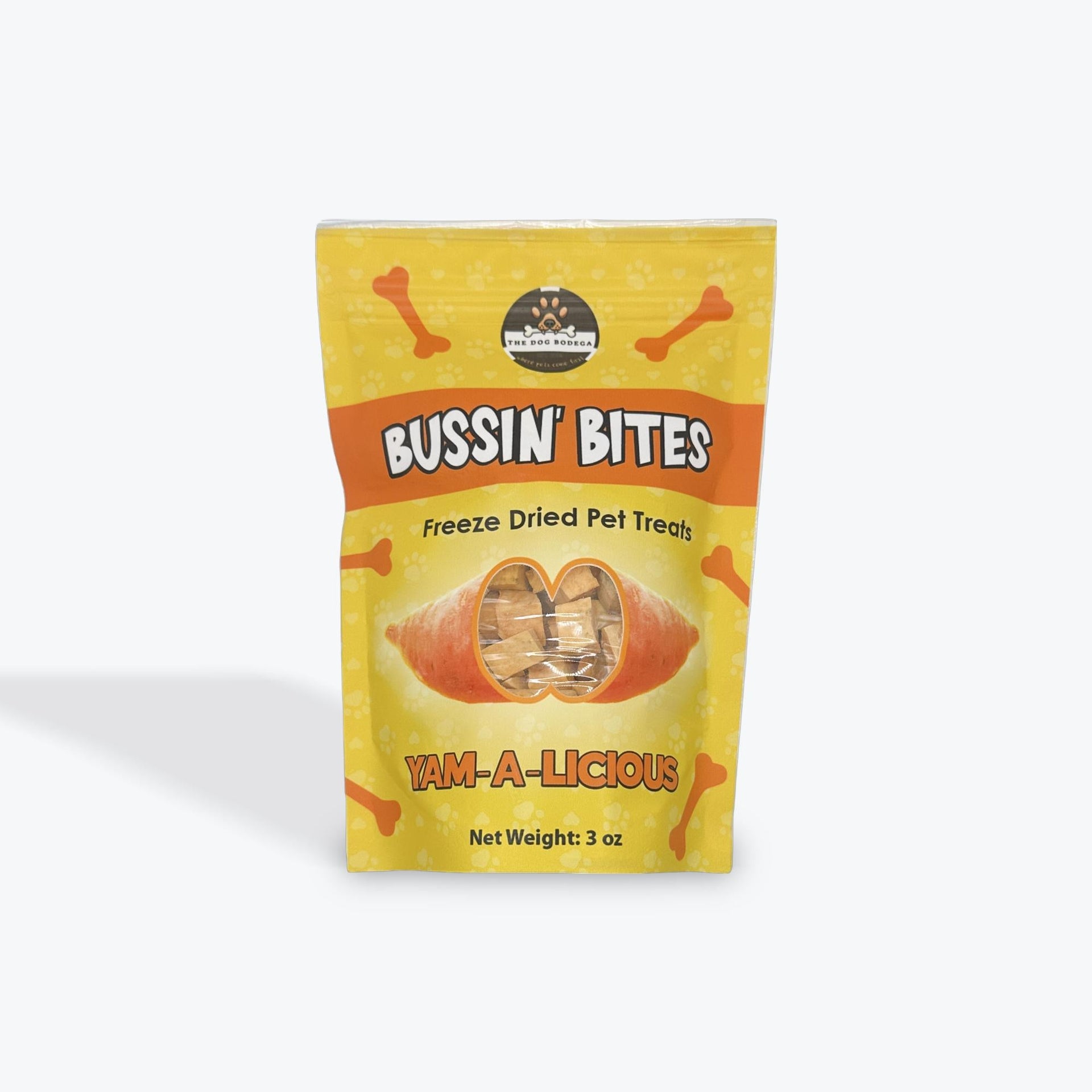 Single Ingredient, High Value Freeze-Dried Training Treats for Dogs & Cats - Sweet Potato