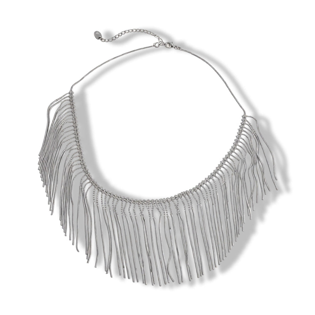 Fashionable Metal Tassel Necklace