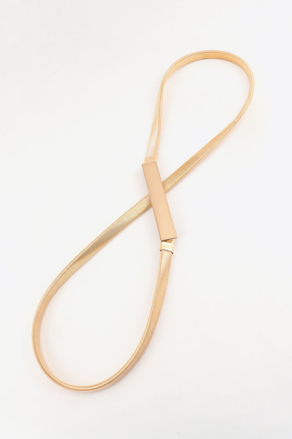 Elastic Iron Skinny Belt | Modern Buckle Design