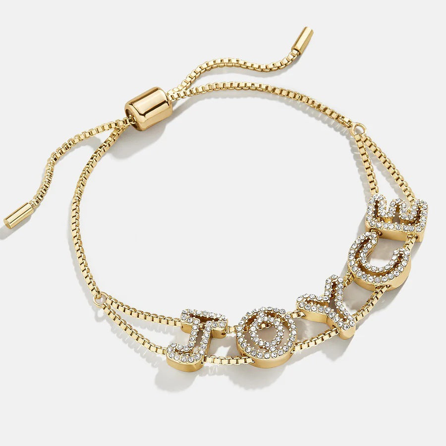 Personalized Letter Name Bracelet Custom DIY Initial Copper Jewelry