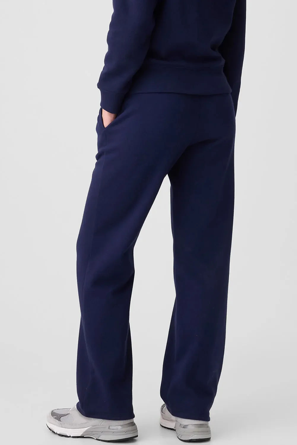 Women's Grey Drawstring Relaxed Fit Lounge Pants with Pockets - Image 8