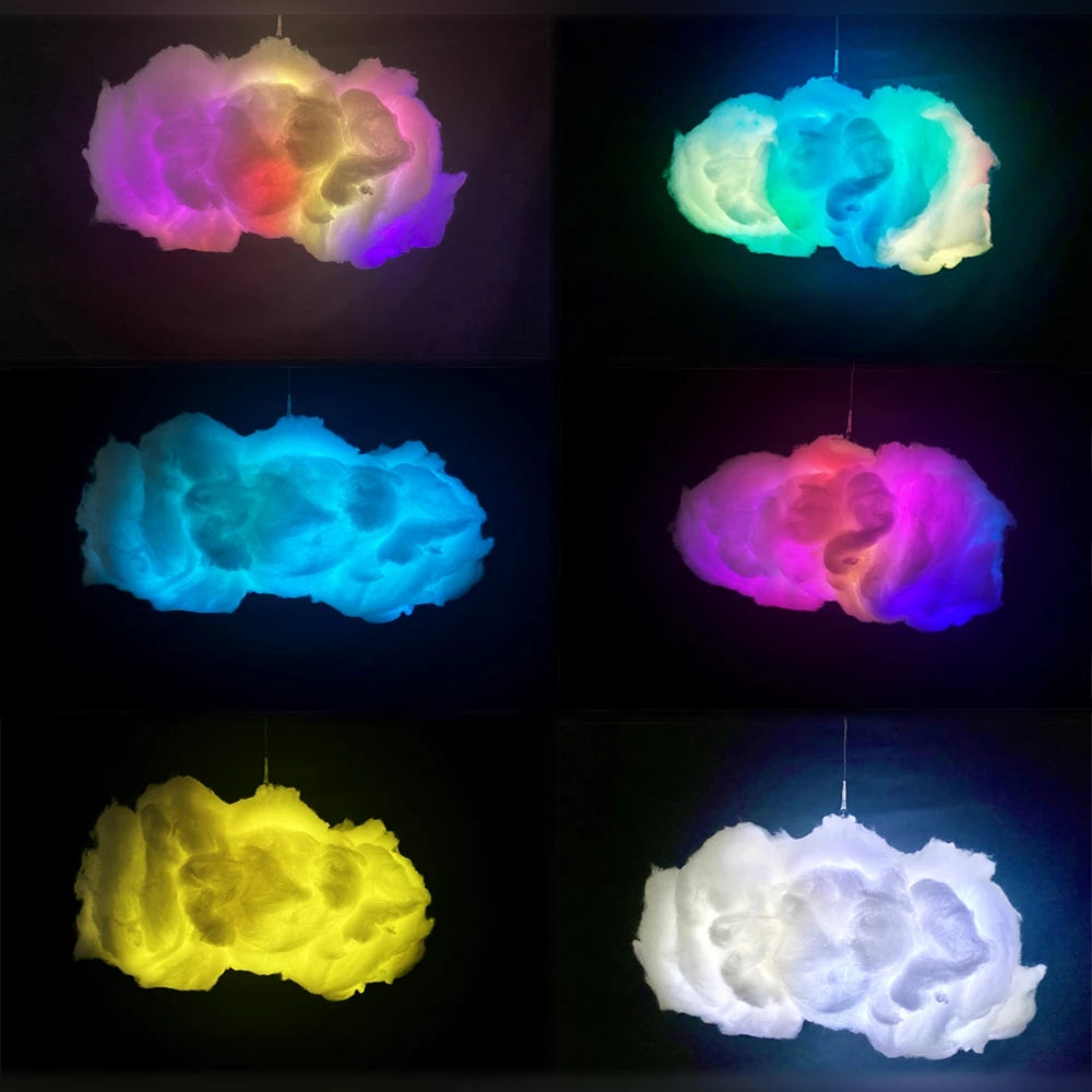 3D RGBIC LED Cloud Light with Music Sync and App Control for Kids