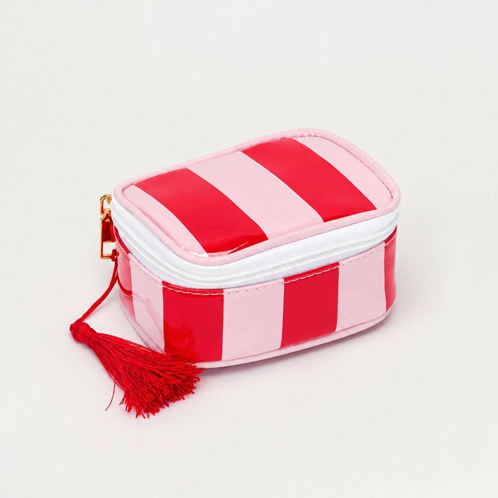 Striped Tassel Jewelry Box
