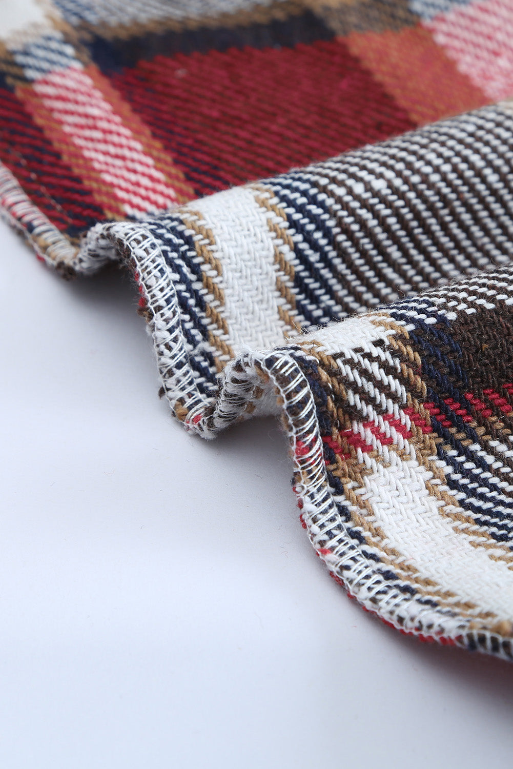 Brown Plaid Flannel Shacket | Button-Up Long Sleeve