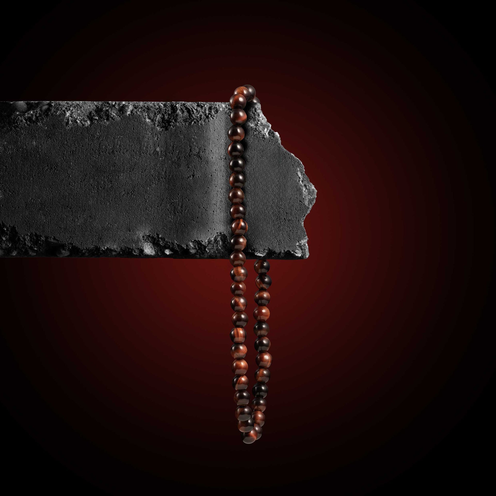 4MM Red Tiger’s Eye Spiritual Bead Bracelet for Daily Wear
